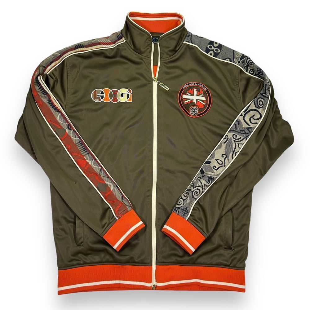 Coogi Soul of Australia Track Jacket with‎ knit sleeve detail Mens Large